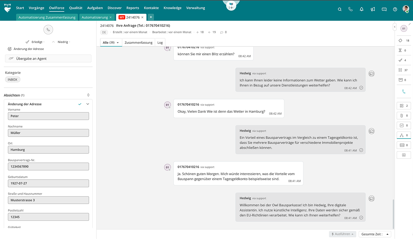 Smarte Sprachdialoge mit KI